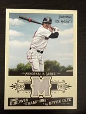Carl YASTRZEMSKI🔥2009 Upper Deck Goodwin Champions Relic #GCM-CY Red Sox HOF💥