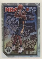 2019 Panini NBA Hoops Premium Stock Get Out the Way Holo Zion Williamson #17 0ls