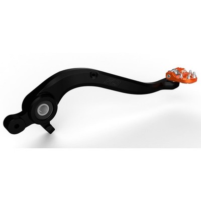Flo Motorsports FOLDING TIP  BRAKE PEDALS ORANGE MXBP-522ORG