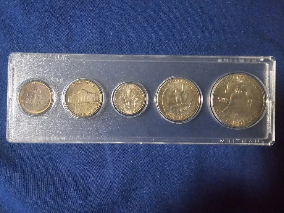 1957 us mint uncirculated coin set - Image 2 of 2