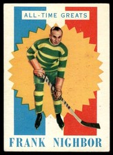 1960-61 TOPPS ALL TIME GREATS Frank Nighbor Rookie Ottawa Senators #35
