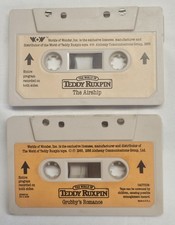 Vintage 1985 Worlds of Wonder Teddy Ruxpin Grubbys Romance Airship Cassette Lot
