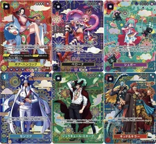 One Piece Card The Azure Sea's Seven Special Art Complete SP Set of 6 Japanese