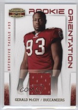 2010 Panini Gridiron Gear Rookie Orientation Materials /299 Gerald McCoy #19 0v1