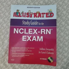 Illustrated Study Guide for the NCLEX-RN Exam by Joann Zerwekh Very Good
