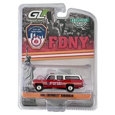 Greenlight - 1991 Chevrolet Suburban *FDNY* - 30501 - Hobby Exclusive