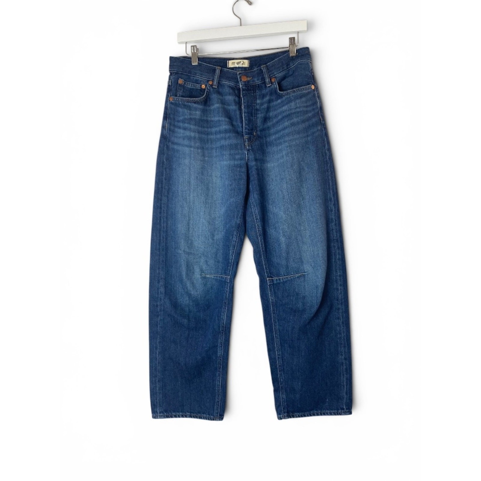 Madewell The Darted Barrel-Leg Jean Softdrape Edition in Leeds Wash Size 27