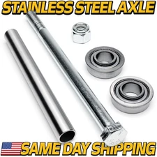 (1) Stainless Axle Kit 025-0008-00 022-7009-00 018-0035-00 for BadBoy 7.5" Bolt