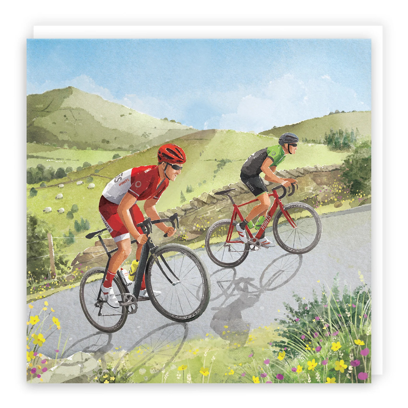 Blank Any Occasion Card Road Cycling Milo's Gallery