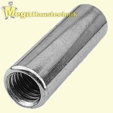 Gewindemuffen M6 - M12 Rund Edelstahl V2A A2 Langmuttern Verlängerungsmuttern