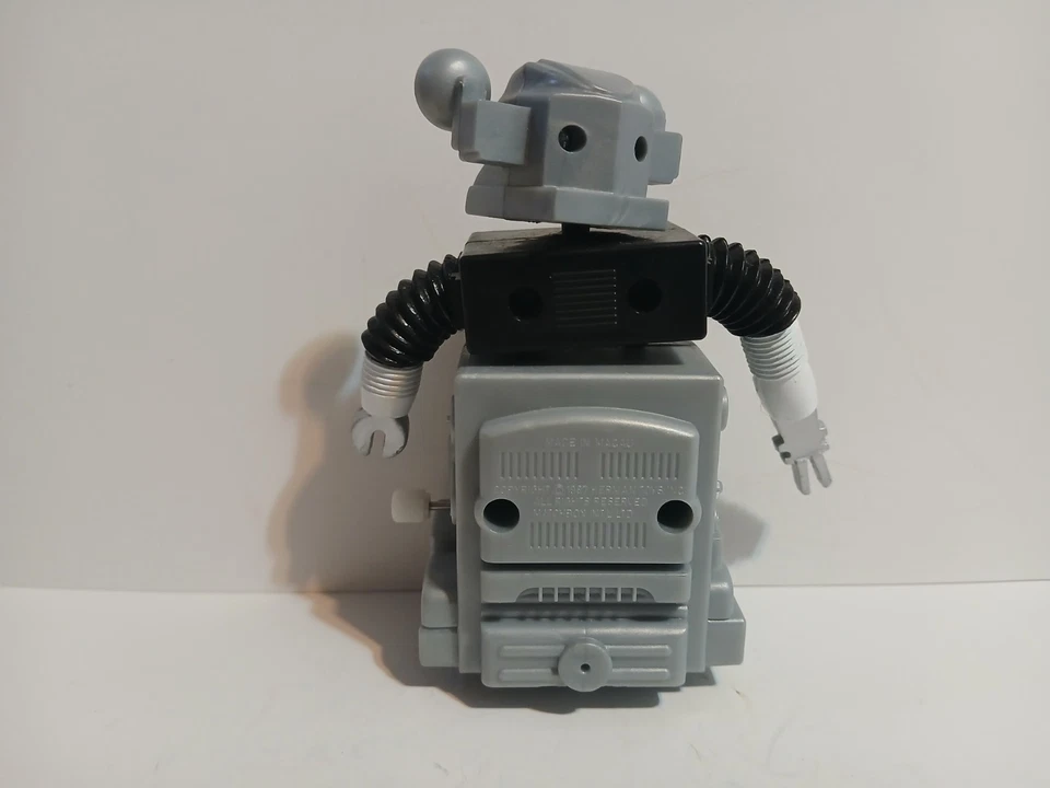 Винтажная фигурка робота Pee Wee's Playhouse Conky Wind Up 6 дюймов спичечная коробка 1988 - Изображение 3 из 4