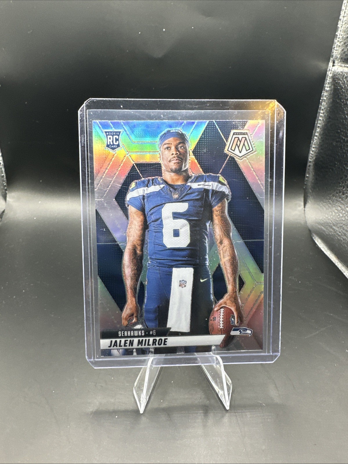 2025 Panini Mosaic Jalen Milroe Image Variation #283 Seattle Seahawks RC
