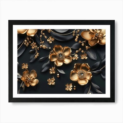 3d Artwork Illustration Background  Framed Wall Art Poster Canvas Print Picture
