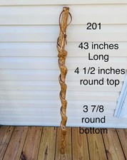 Vine Twisted Wooden Walking Stick 43 Inches Long