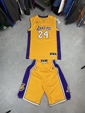 Adidas NBA Los Angeles Lakers Kobe Bryant 24 Swingman 2013 Jersey  Shorts NWT