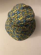 Despicable Me Bello Minions Bucket Hat Toddler - Blue/Yellow Circa 2016
