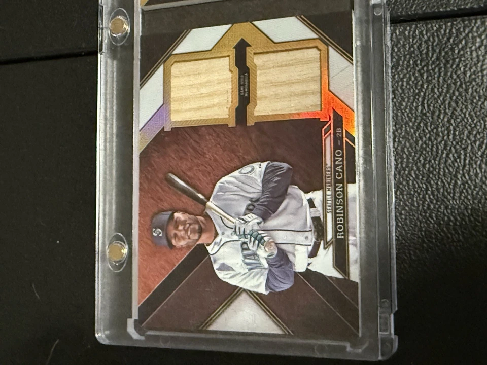 2016 Topps Triple Threads - Bat Nameplate Relics Card - Robinson Cano 1/1 - Image 4 of 4