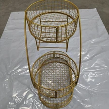 Fruit Basket Iron 3 Tiers Kitchen Organizer for Dining Room Party Countertop