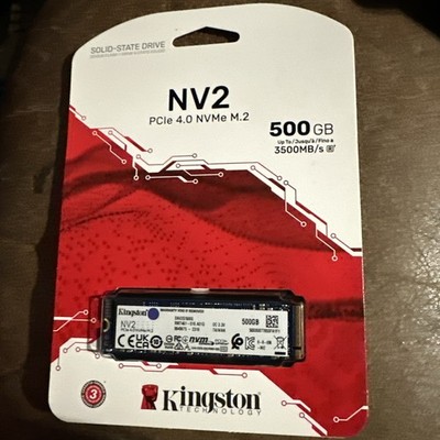 NEW SEALED Kingston SNV2S 500gb NV2 M.2 2280 PCIe 4.0 NVMe SSD SNV2S