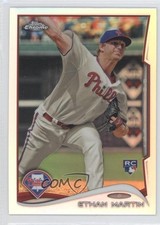 2014 Topps Chrome Refractor Ethan Martin #128 10uo