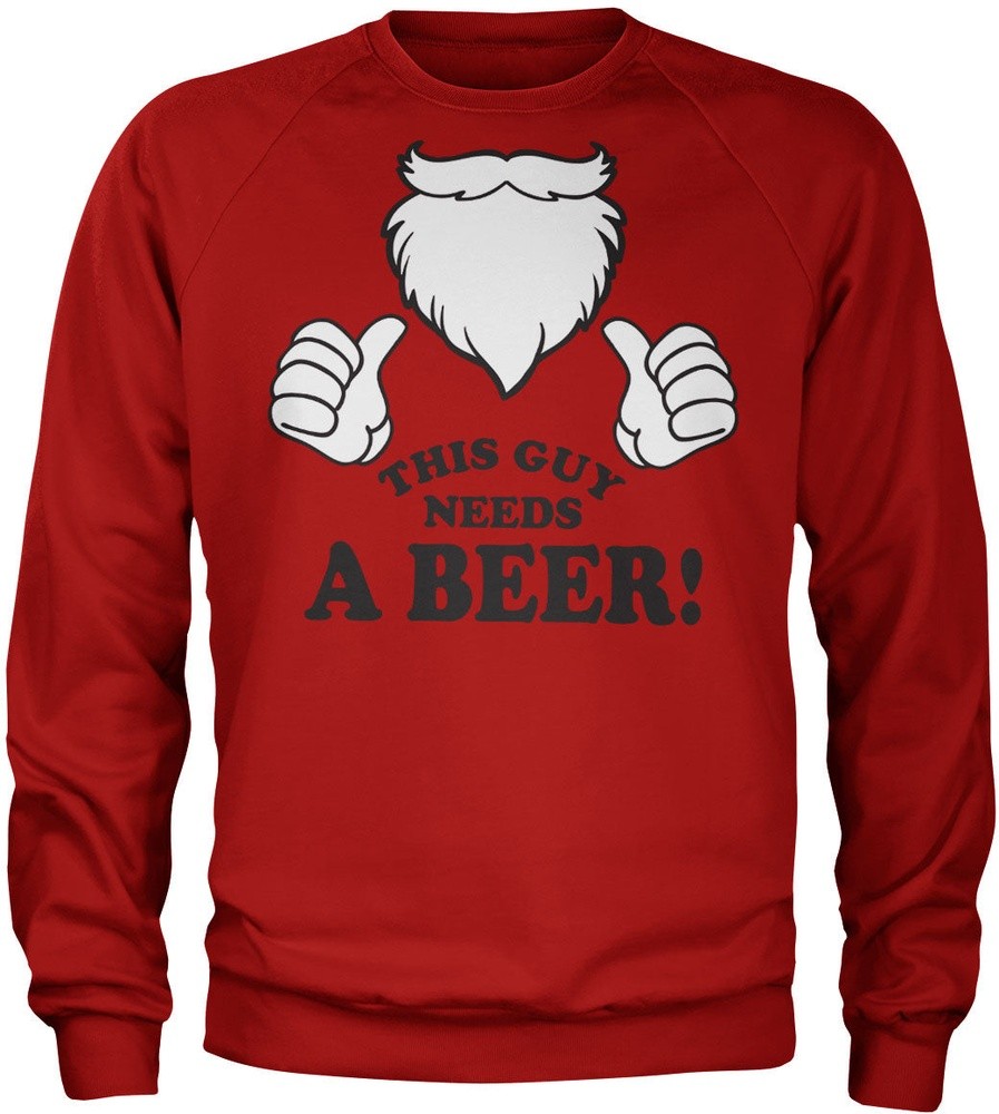 Hybris This Guy Needs A Beer Sweatshirt SH-3-16085-H91-11 8290₽