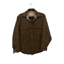 Vintage McGregor Wool Shirt Jacket M Brown Workwear Utility Gorpcore Outdoor USA