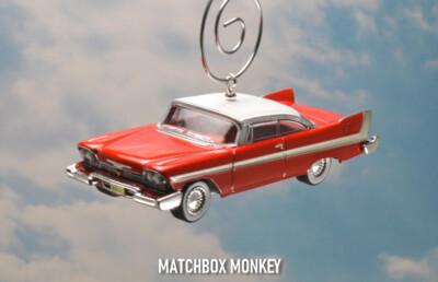 Christine 1958 Plymouth Fury Christmas Ornament Chrome Adorno