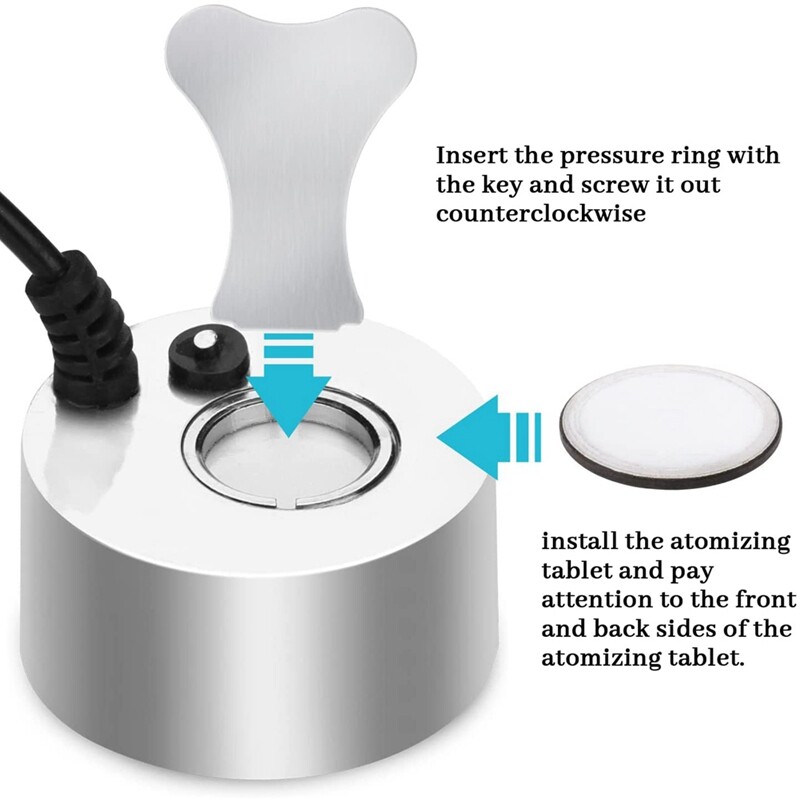 1X(12Pack Ultrasonic Mist Maker Fogger Discs for Humidifier Parts