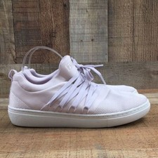Skechers Lavender / Pink Lace Up Sneakers Womens 10 Athletic Shoes Air Cooled