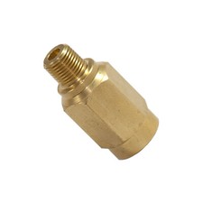 Glowshift 18npt Fuel Pressure Gauge Snubber Valve Adapter
