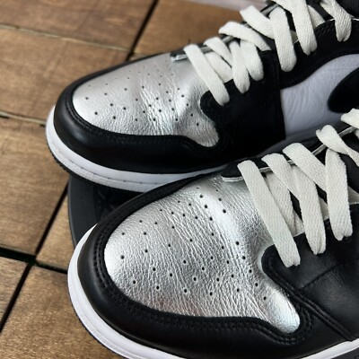 Nike Air Jordan Retro 1 High OG 'Silver Toe' CD0461-001 (Women 11