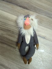 Disney Store Lion King Rafiki Bean Bag 8" Plush Stuffed Toy Vintage 90s w Tags