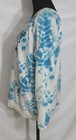 "LAST CLEAN SHIRT" SWEATSHIRT LARGE (12/14) BLUE & WHITE TIE DYED NO BOUNDARIES — photo 5