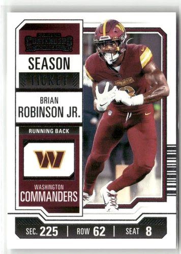 2023 Panini Contenders Brian Robinson Jr. #98