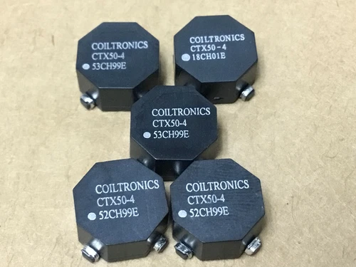(5 PC)   COILTRONICS  CTX50-4  Ind Power 50.18uH 20% 100KHz Amorphous Metal