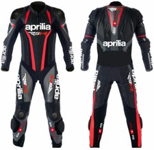 Aprilia RSV4 Herren Motorrad Lederkombi Moto Jacke Hose Racer Armor CE