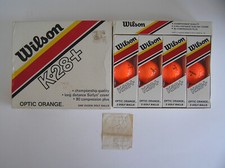 1 Dozen Wilson K-28 OPTIC ORANGE Golf Balls in Original Packaging - 1973 NOS