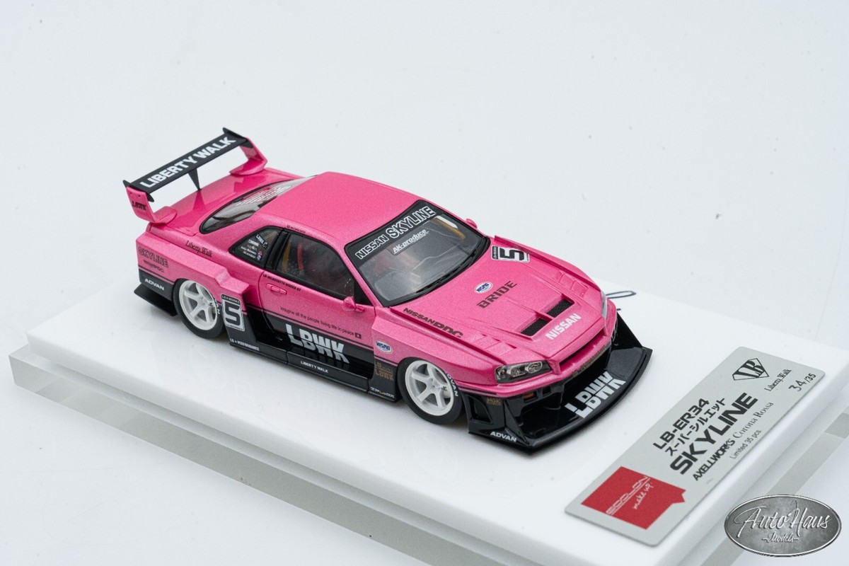 1/43 Make Up Liberty Walk LB-ER34 Super Silhouette Nissan 1/43 Make Up Liberty Walk LB-ER34 Super Silhouette Nissan