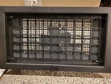 OPEN BOX - NEW - MASTER FLOW PFV1 USA POWER FOUNDATION VENT BLACK 57 SQ IN