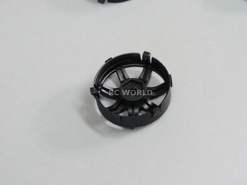 Tetsujin MARGUERITE RC Car Wheels BLACK Adjustable Offset 3-6-9mm -4 RIMS - Picture 4 of 8