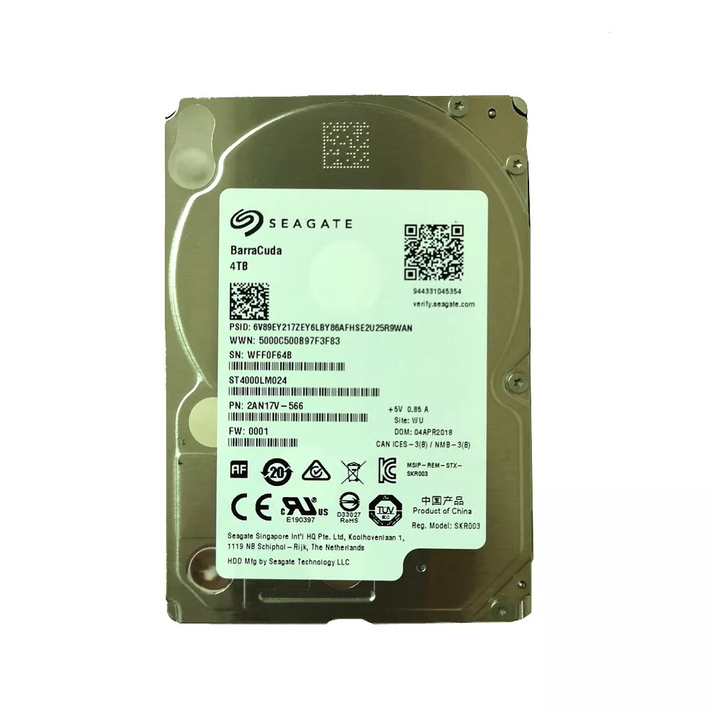 Seagate Barracuda 4TB ST4000LM024 5400RPM 128MB SATA 2.5