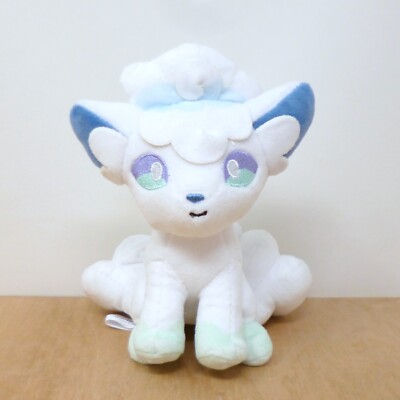 Offizielles Pokemon 3. Runde - Alolan Vulpix Clip Plüschtier Kuscheltier Koreanischer Import 5 Zoll