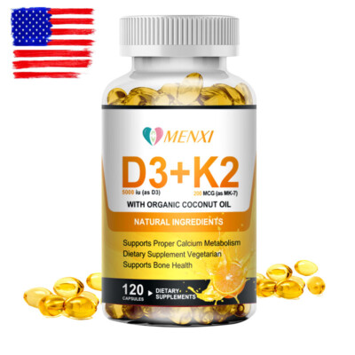 #ad #ad Vitamin K2 MK7 D3 Extra Strength Bone amp; Heart Health Non GMO 120 Capsules $12.83