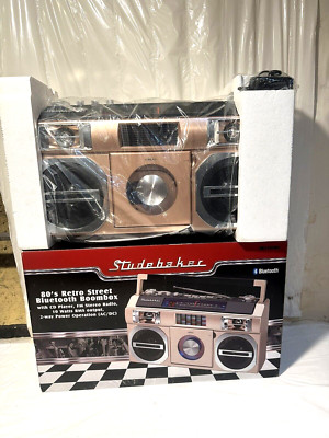 Neighbord Mini Boombox 廃盤モデル 美品 付属品未使用 Amazon.com: Studebaker SB2145R 80's Retro Street Bluetooth Boombox