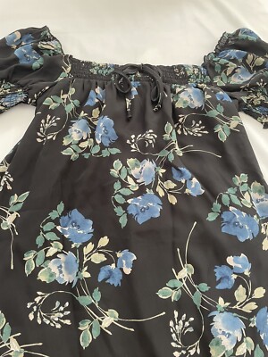 francesca's blue rain dress Women's Francesca's Blue Rain Dress Size XS