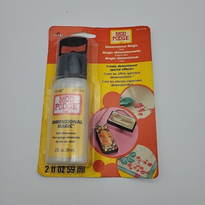  Mod Podge Dimensional Magic-2oz, CS11215 Craft Art Hard to find Unopened Preown
