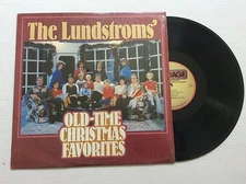 The Lundstroms 33rpm OLD TIME CHRISTMAS FAVORITES vinyl LP MINT + bonus