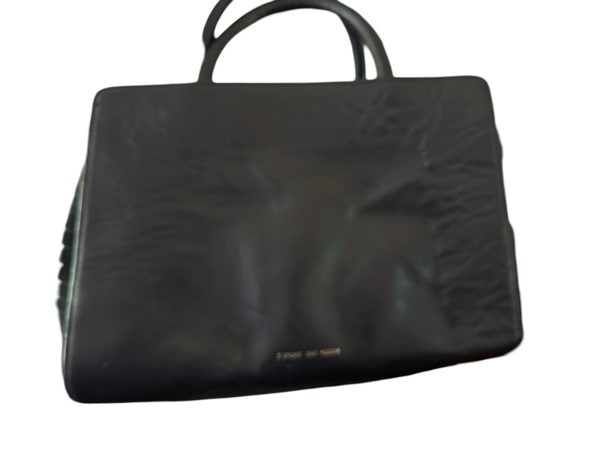 Z Spoke Zac Posen Black Medium Detachable Leather Double Z Spoke Zac Posen Black Medium Detachable Leather Double