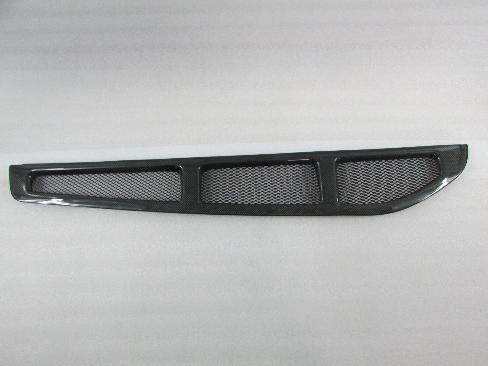 Ferrari F430 Spider, Carbon Fiber Engine Deck Lid Grille Louvers, New 1x1 Weave