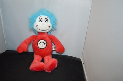 DR SEUSS The Cat In The Hat THING 1 One Doll Plush 12  C9